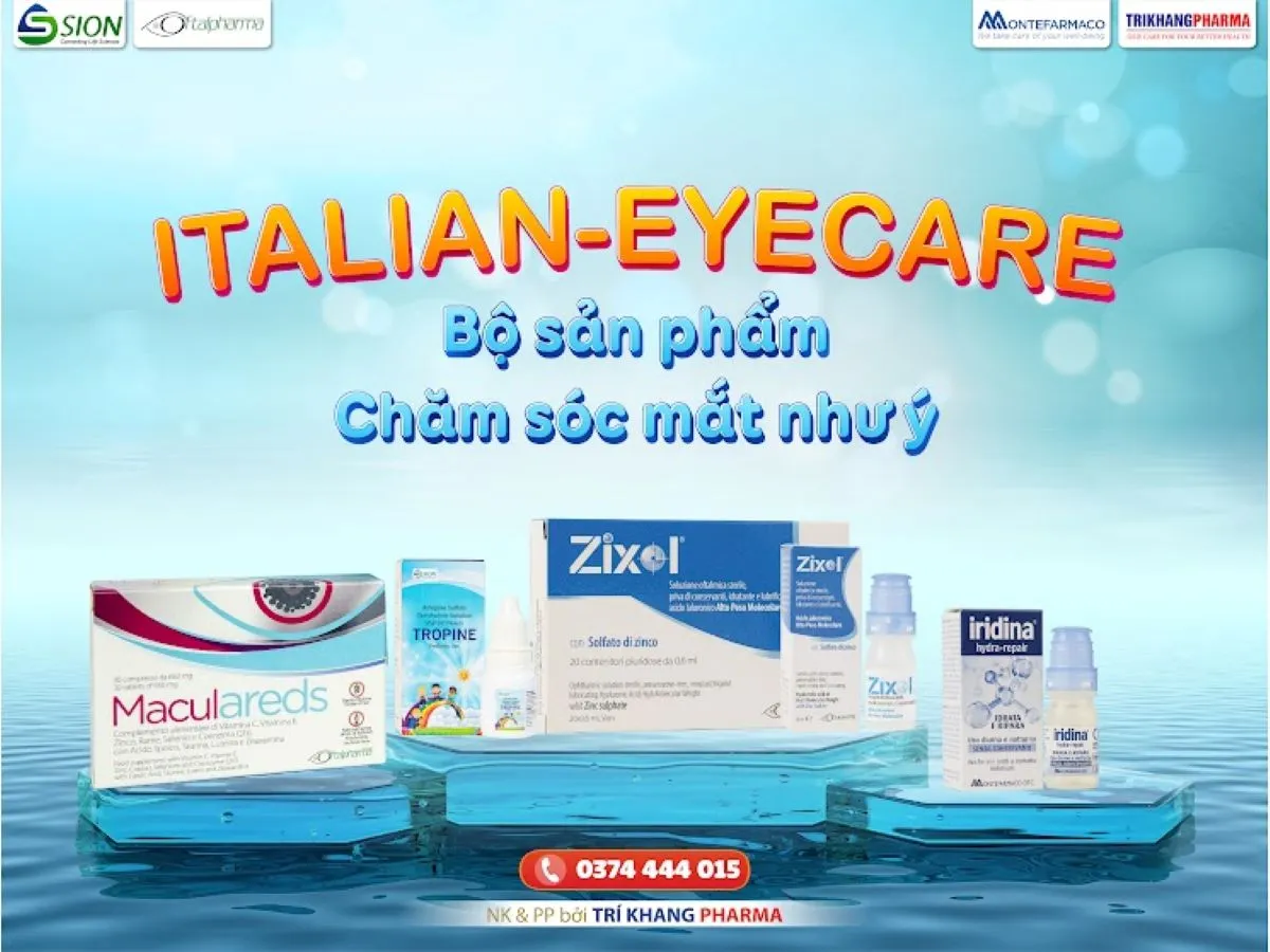 Bộ sản phẩm Italia - Eyecare
