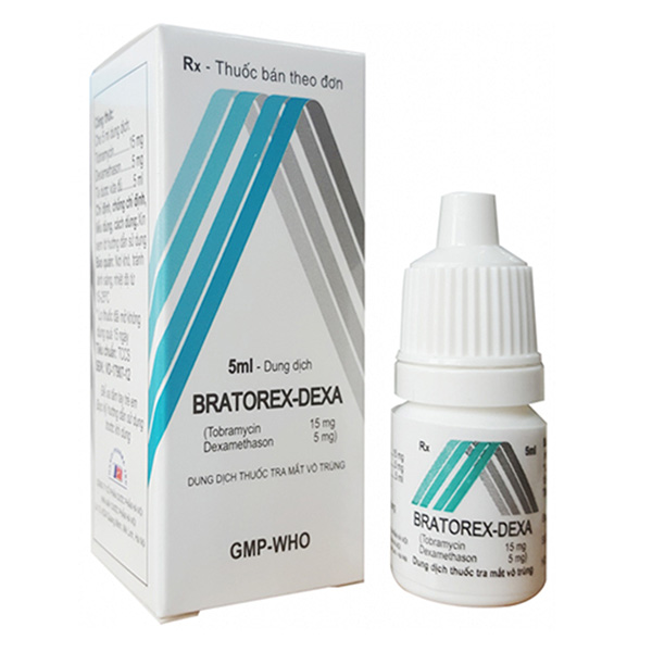 Thuốc nhỏ mắt Bratorex Dexa có thành phần chính là gì và tác dụng của nó là gì?