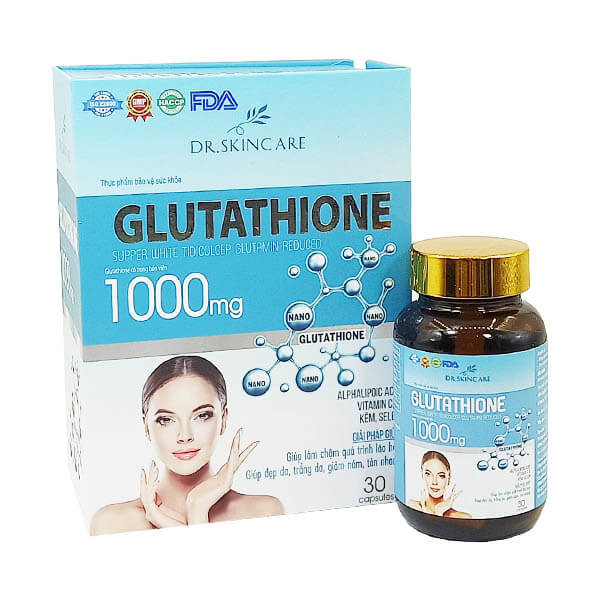 Glutathione 1000mg Dr.Skincare - Cho da trắng, tươi trẻ