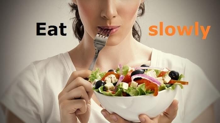 Ăn chậm, nhai kỹ giúp no lâu