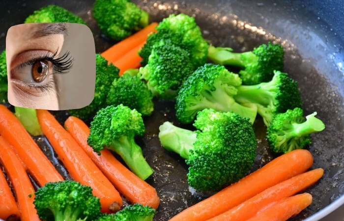 Sau mổ đục thủy tinh thể nên ăn cà rốt, bông cải xanh