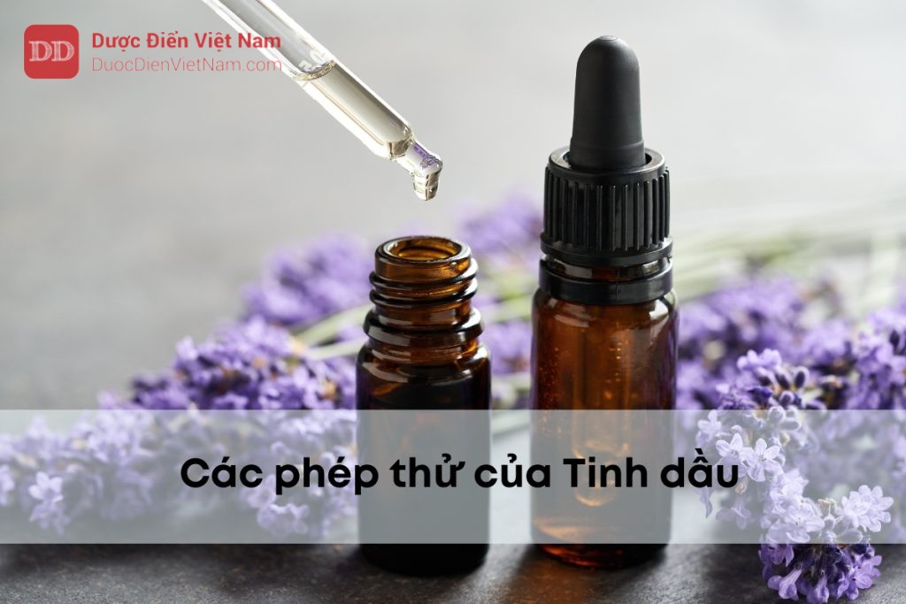 Các phép thử của tinh dầu