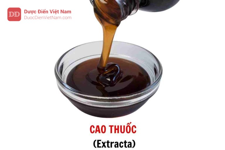 CAO THUỐC (Extracta)