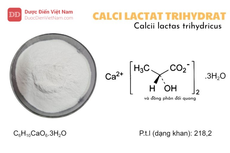 Calci lactat trihydrat