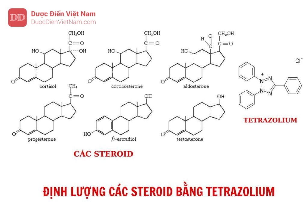 ĐỊNH LƯỢNG CÁC STEROID BẰNG TETRAZOLIUM