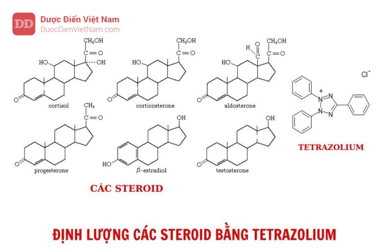 ĐỊNH LƯỢNG CÁC STEROID BẰNG TETRAZOLIUM