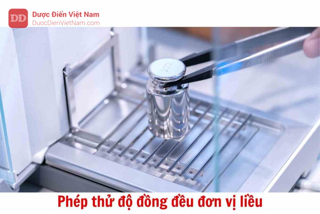 Phép thử độ đồng đều đơn vị liều