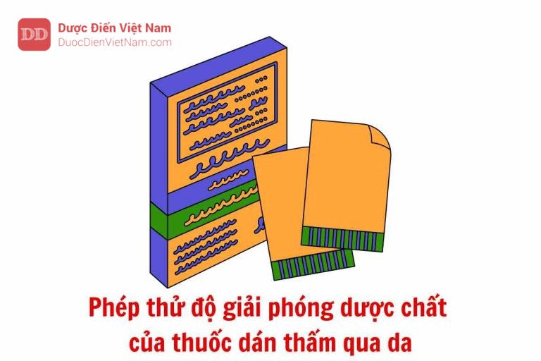 Phép thử độ giải phóng dược chất của thuốc dán thấm qua da