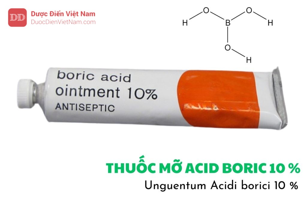 thuốc mỡ Acid boric 10%
