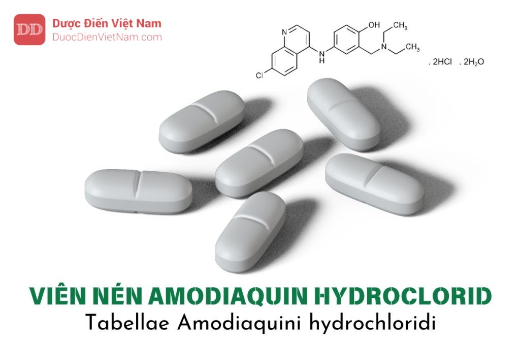 viên nén Amodiaquin hydroclorid