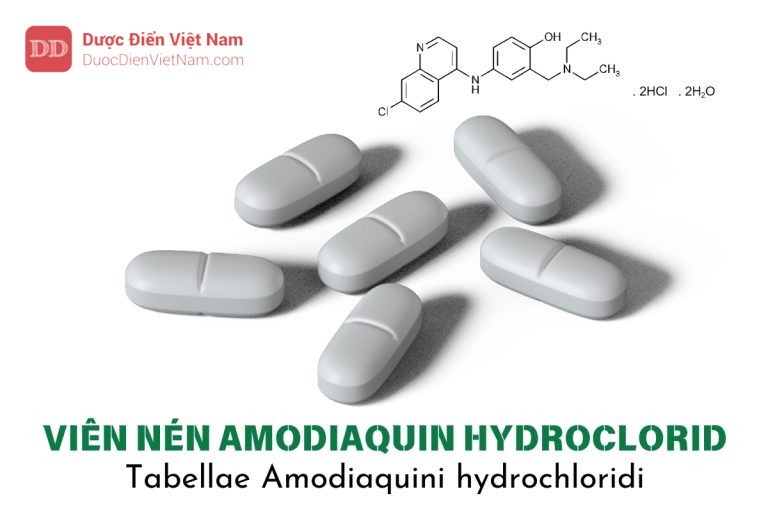 viên nén Amodiaquin hydroclorid