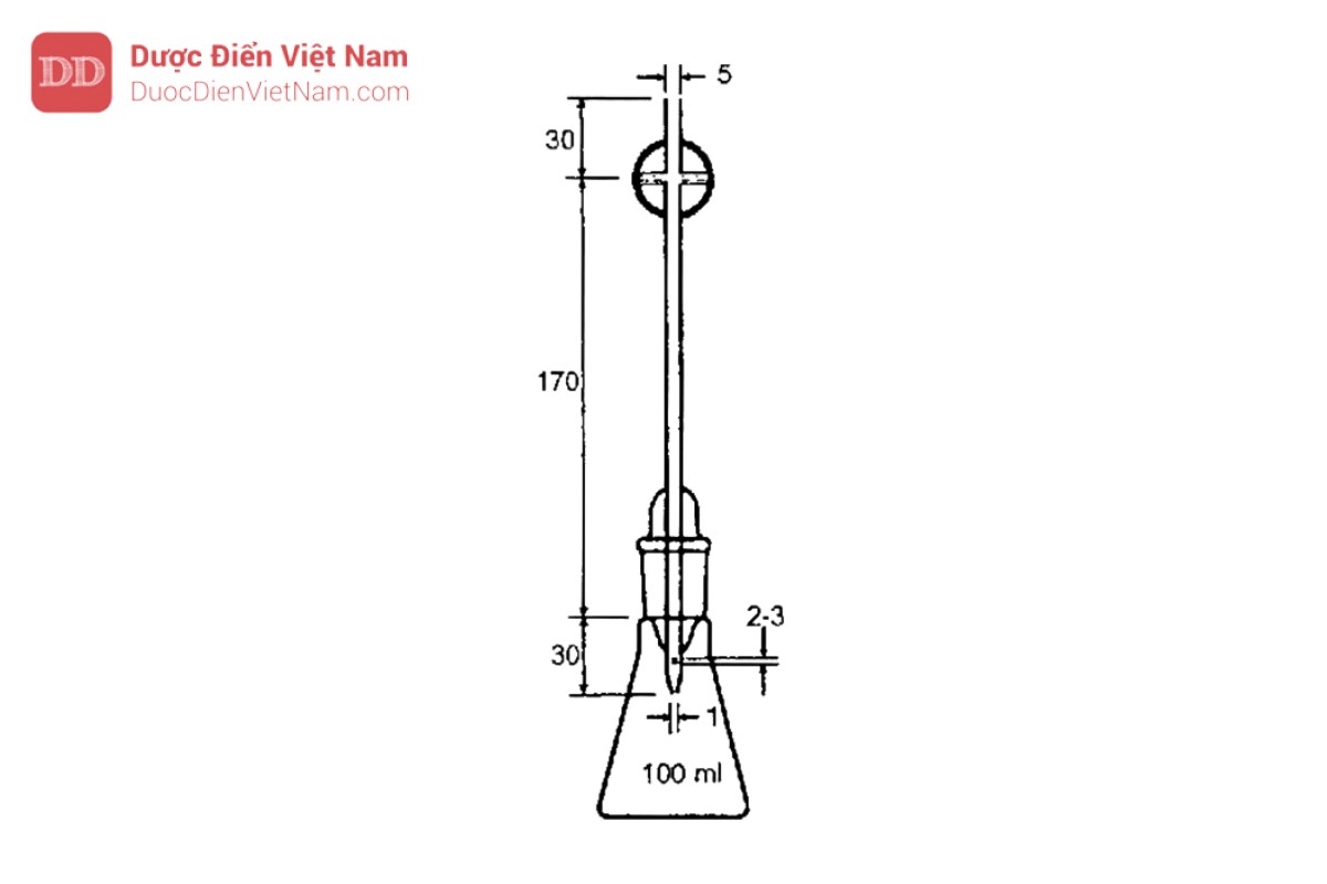 Hình 9.4.2 - Dụng cụ thử arsen (Kích thước tính bằng milimét)