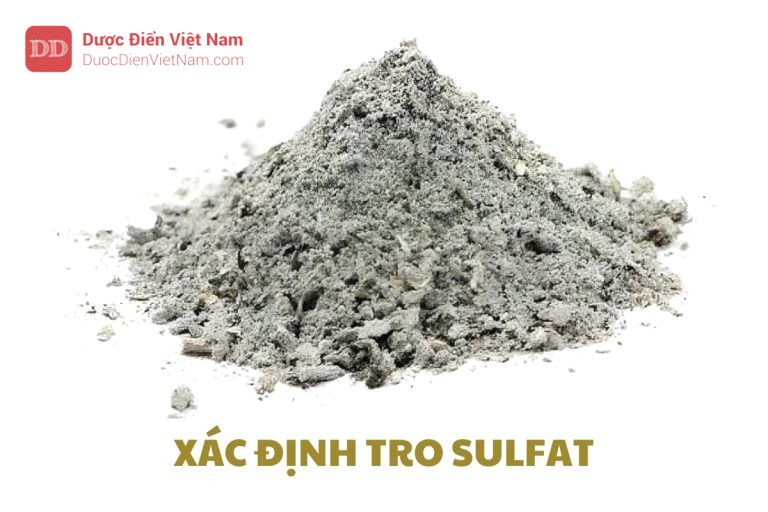 XÁC ĐỊNH TRO SULFAT