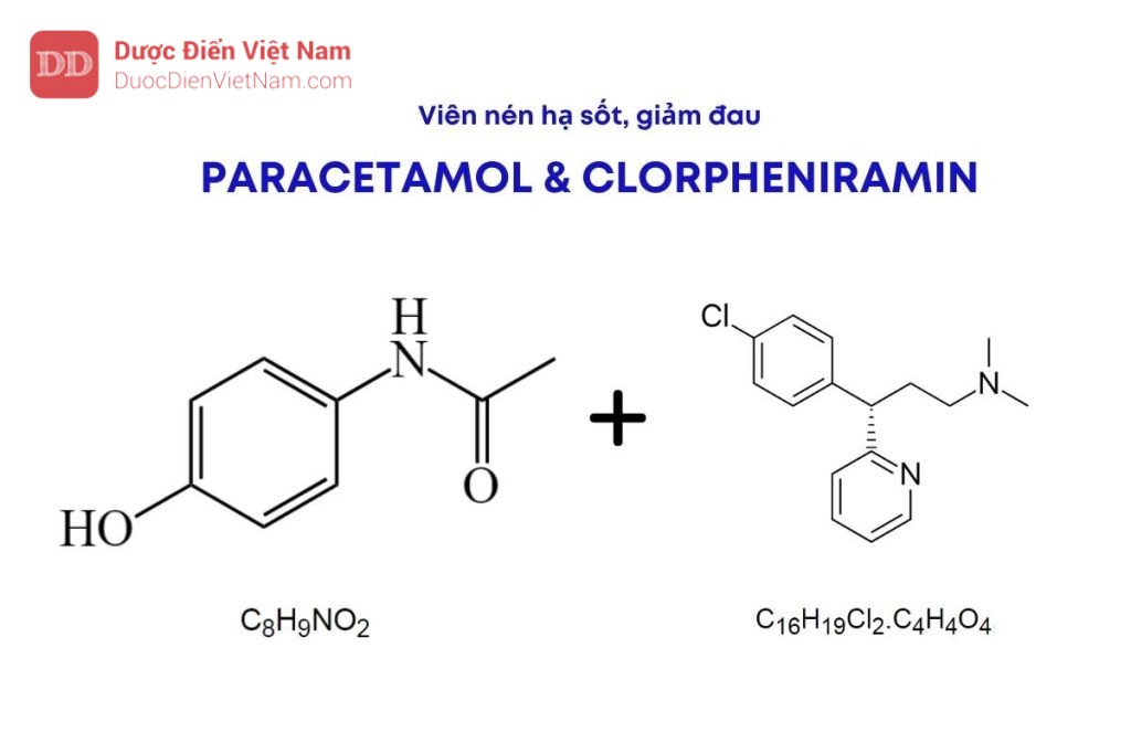 VIÊN NÉN PARACETAMOL VÀ CLORPHENIRAMIN