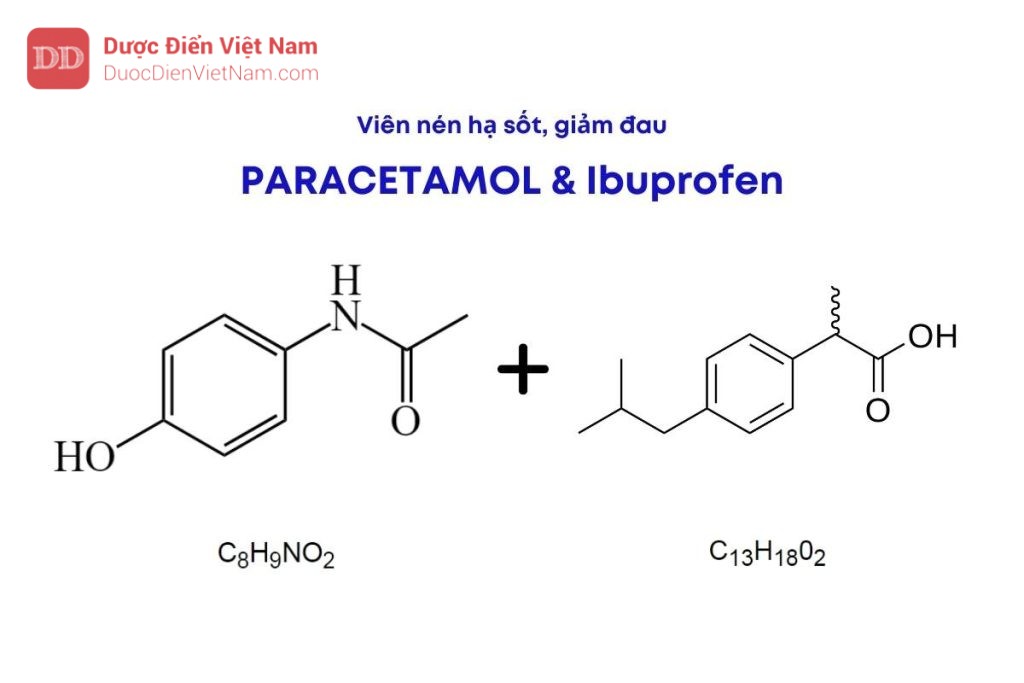 VIÊN NÉN PARACETAMOL VÀ IBUPROFEN