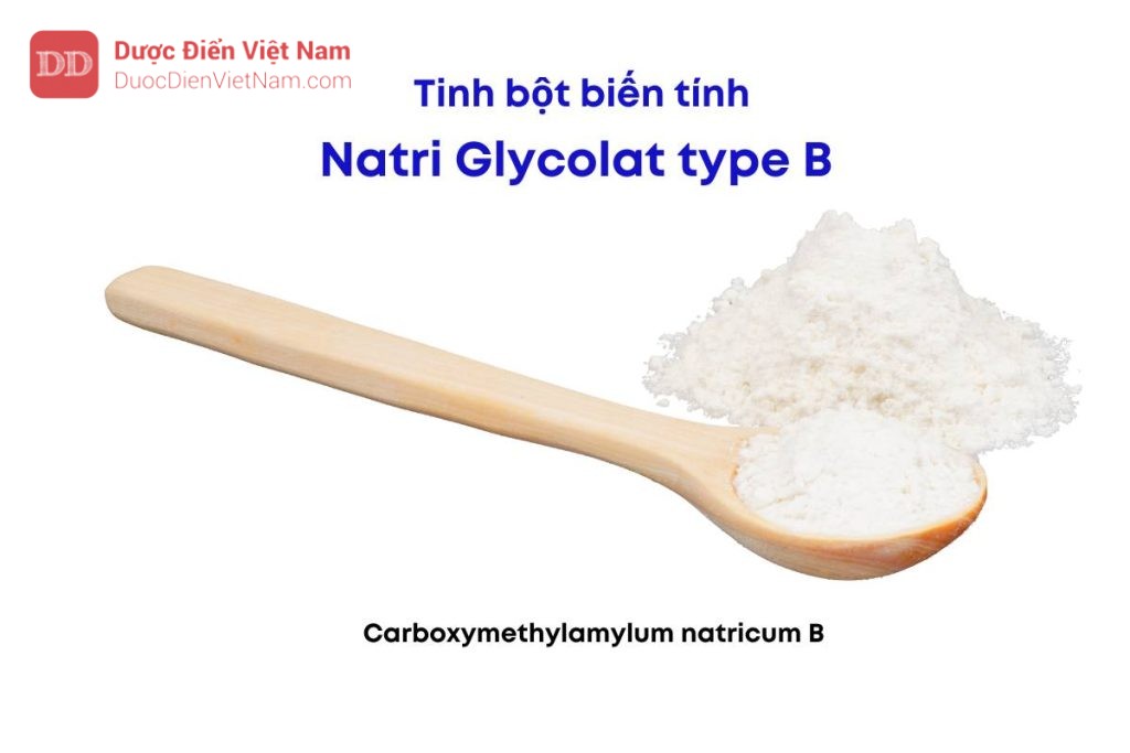 TINH BỘT BIẾN TÍNH NATRI GLYCOLAT TYP B