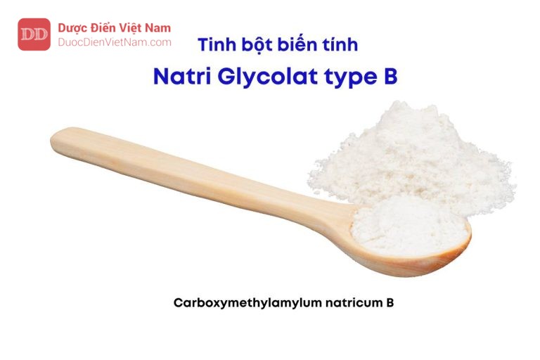 TINH BỘT BIẾN TÍNH NATRI GLYCOLAT TYP B