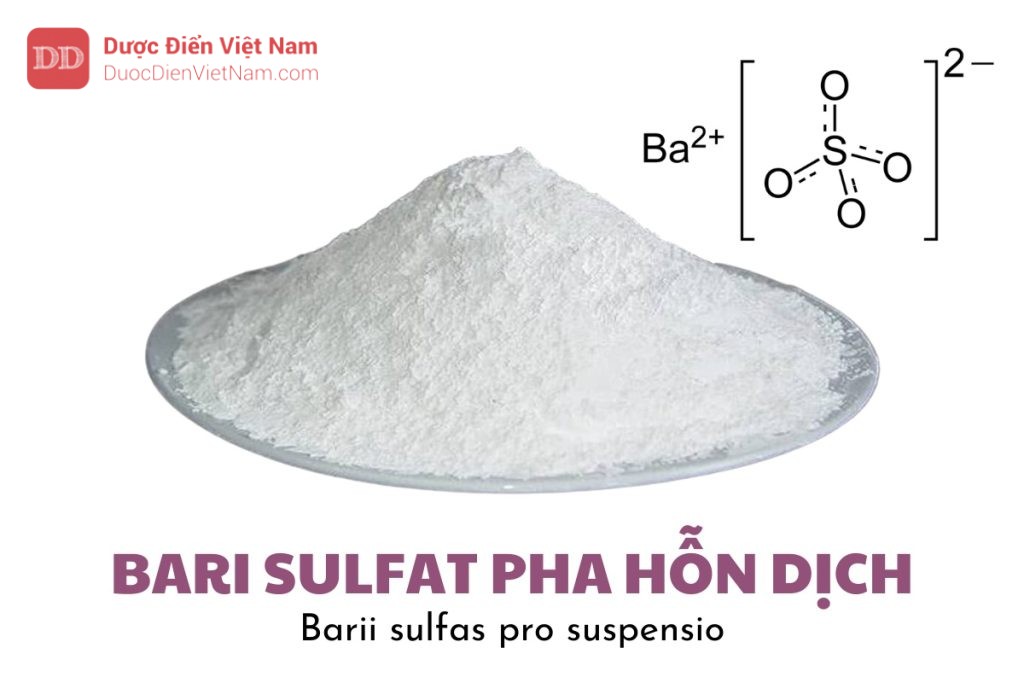 Bari sulfat pha hỗn dịch
