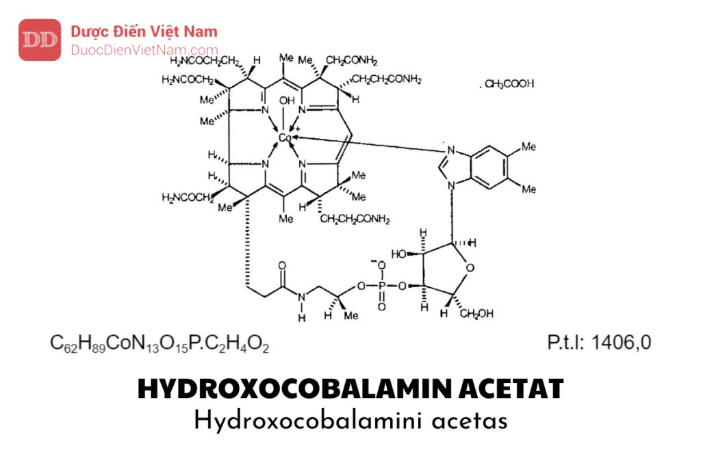 Hydroxocobalamin acetat