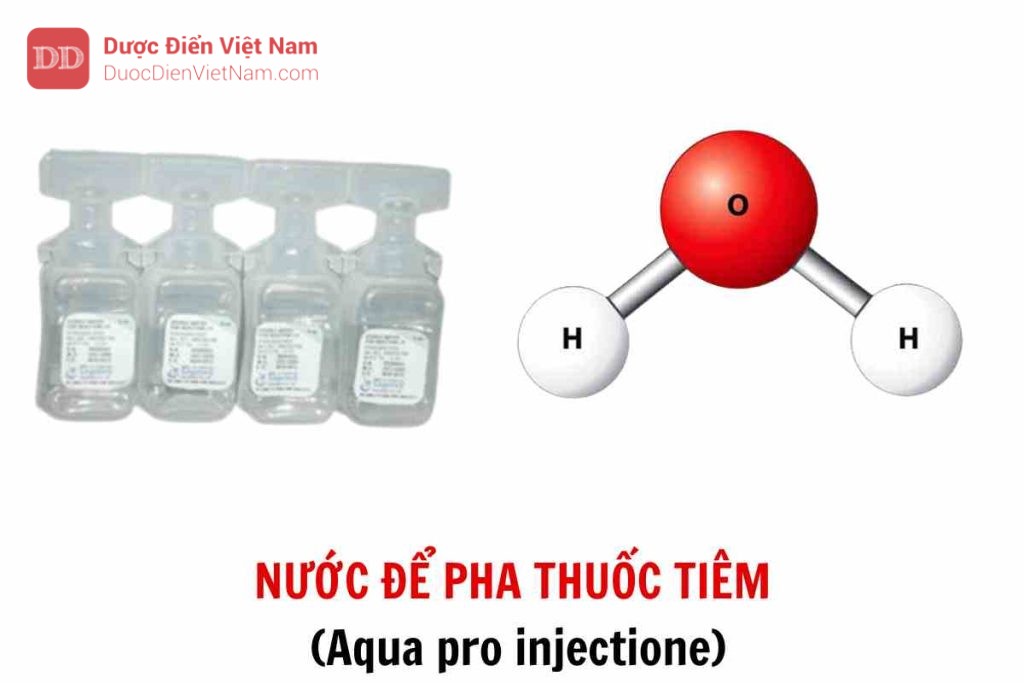 NƯỚC ĐỂ PHA THUỐC TIÊM