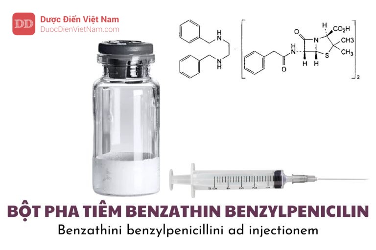 bột pha tiêm Benzathin benzylpenicilin