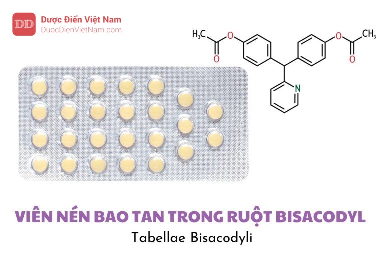 viên nén bao tan trong ruột Bisacodyl