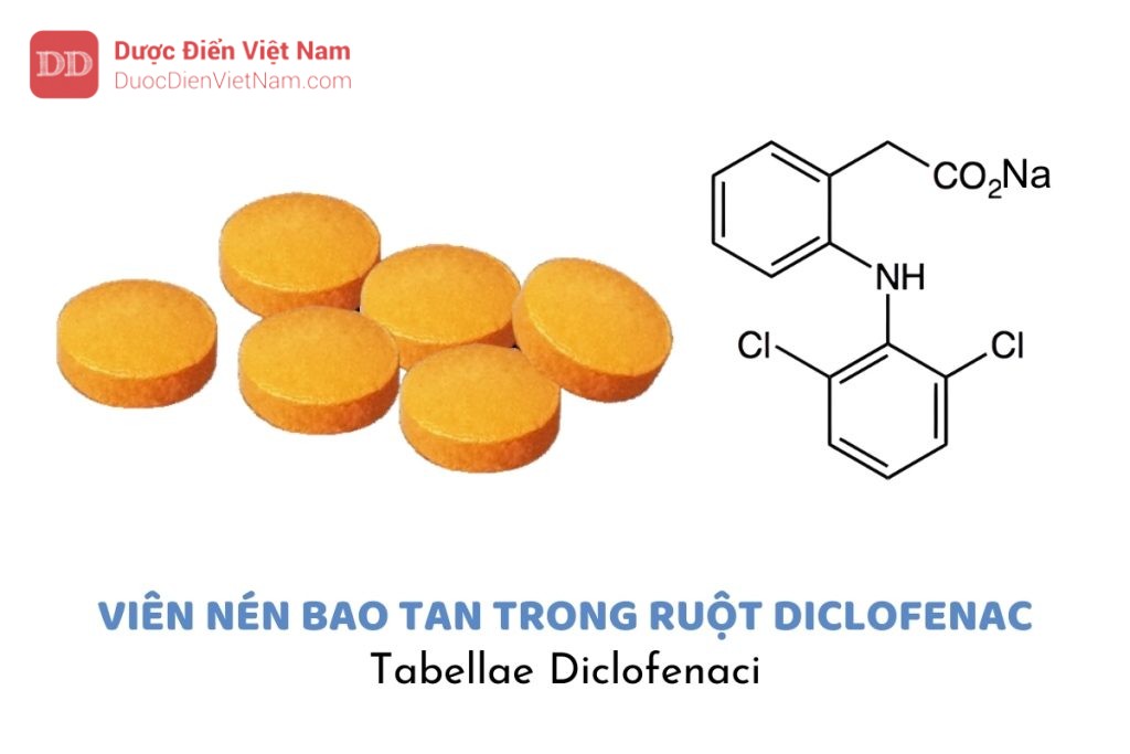 VIÊN NÉN BAO TAN TRONG RUỘT DICLOFENAC