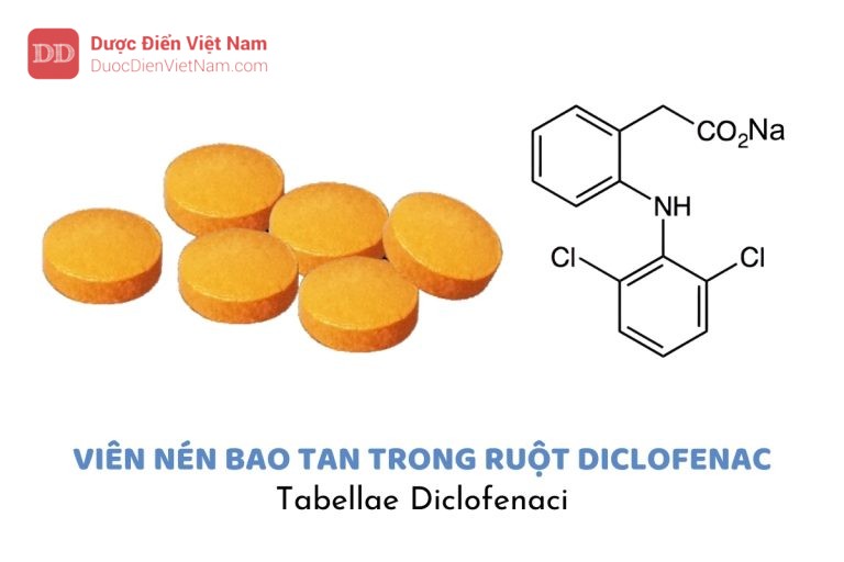 VIÊN NÉN BAO TAN TRONG RUỘT DICLOFENAC