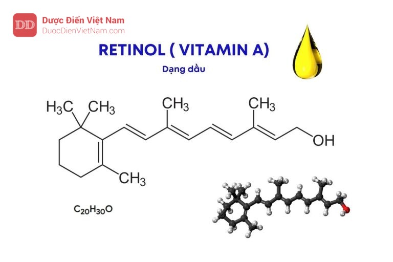 RETINOL ( VITAMIN A) TỔNG HỢP ĐẬM ĐẶC DẠNG DẦU