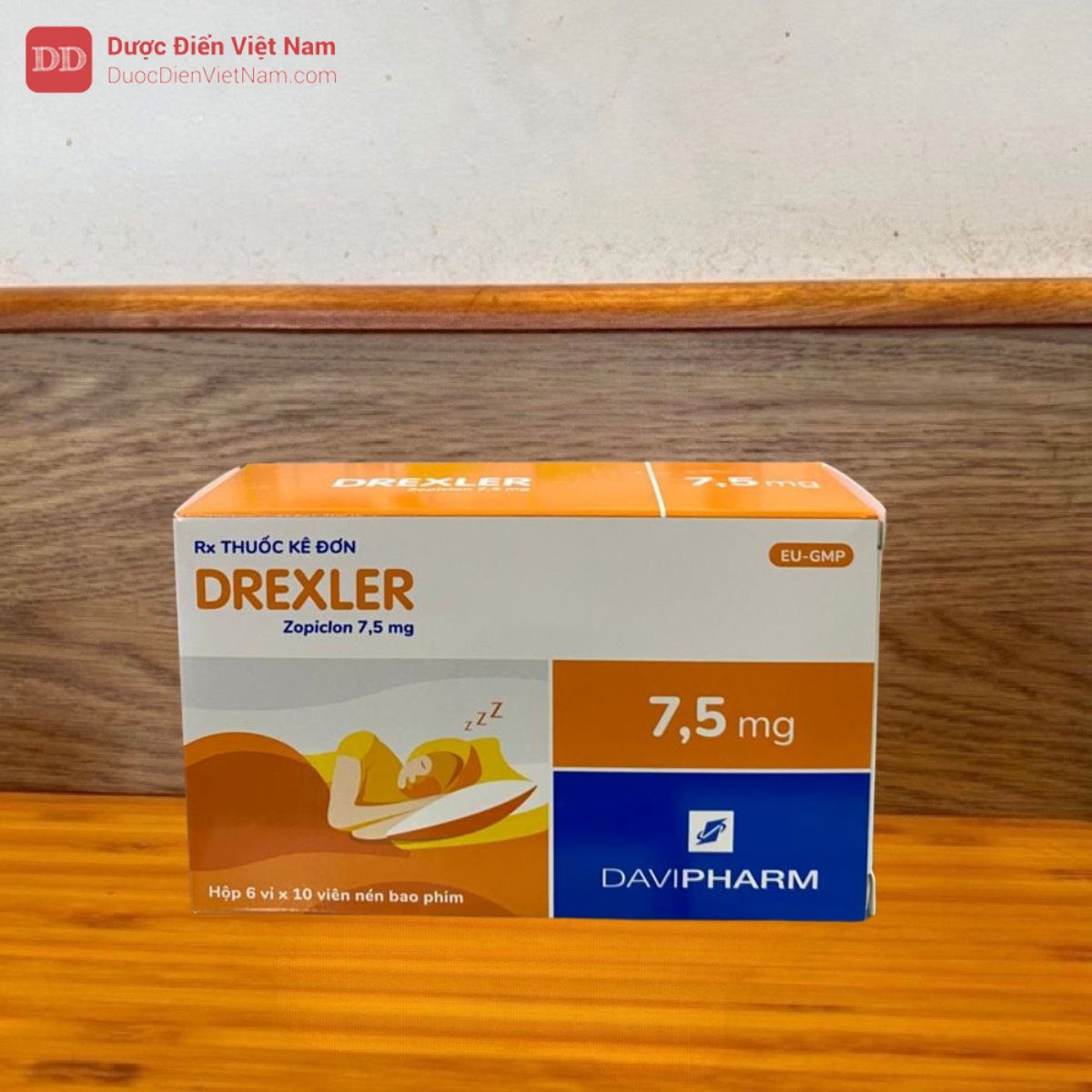 Thuốc Drexler 7,5mg điều trị các rối loạn về giấc ngủ