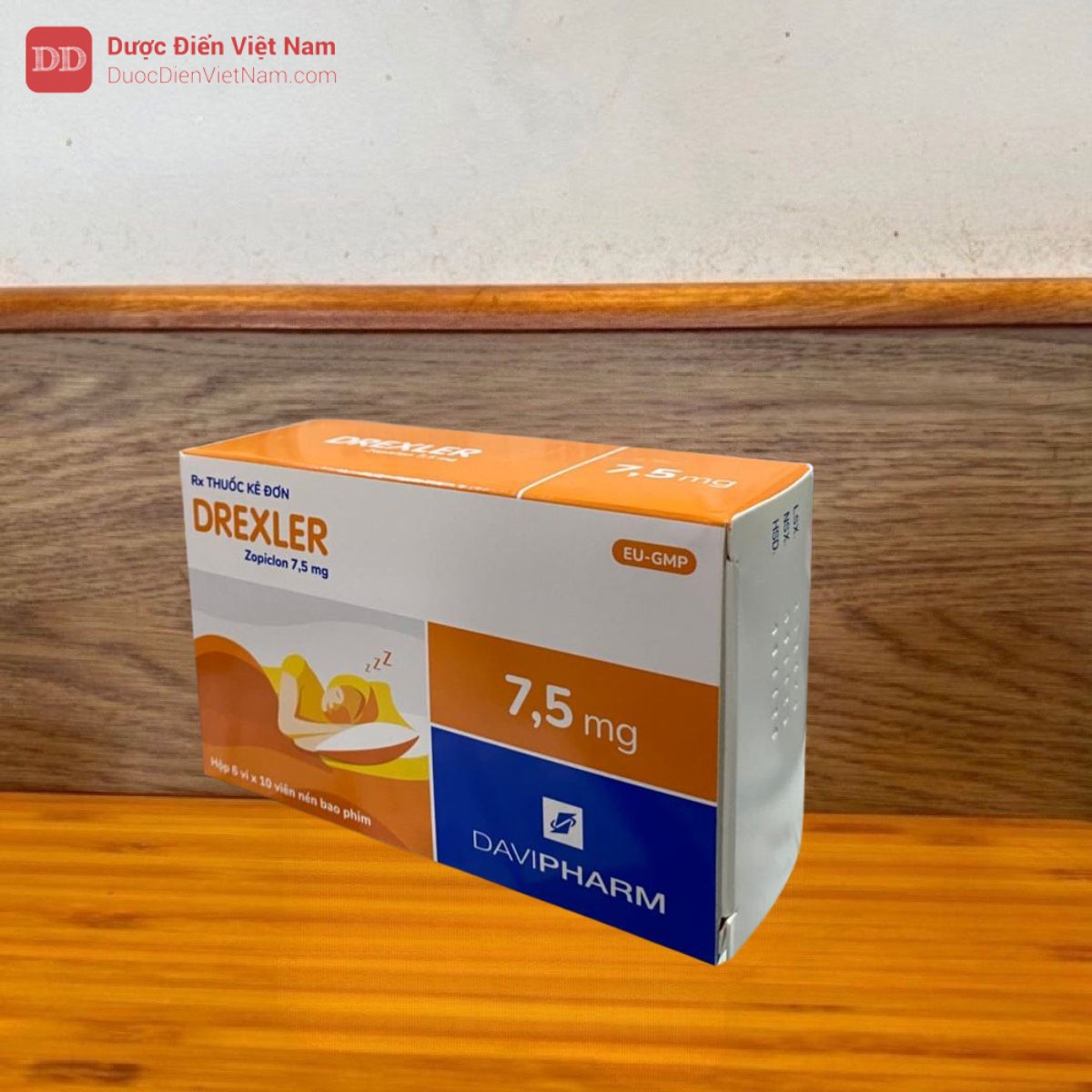 Thuốc Drexler 7,5mg điều trị các rối loạn về giấc ngủ