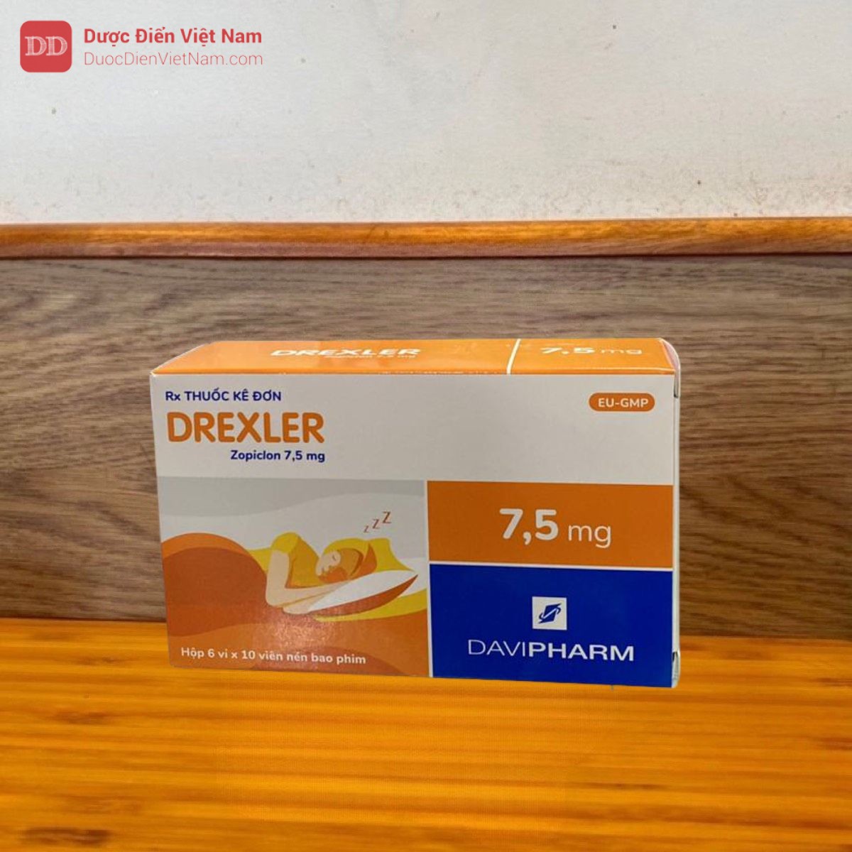 Thuốc Drexler 7,5mg điều trị các rối loạn về giấc ngủ