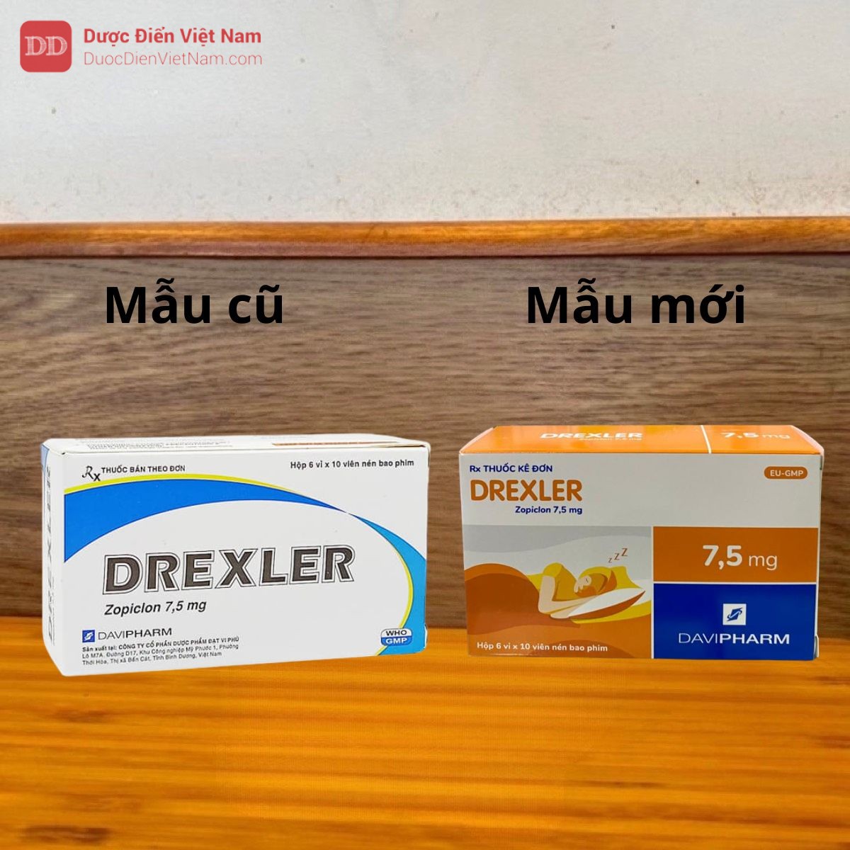 Thuốc Drexler 7,5mg điều trị các rối loạn về giấc ngủ.