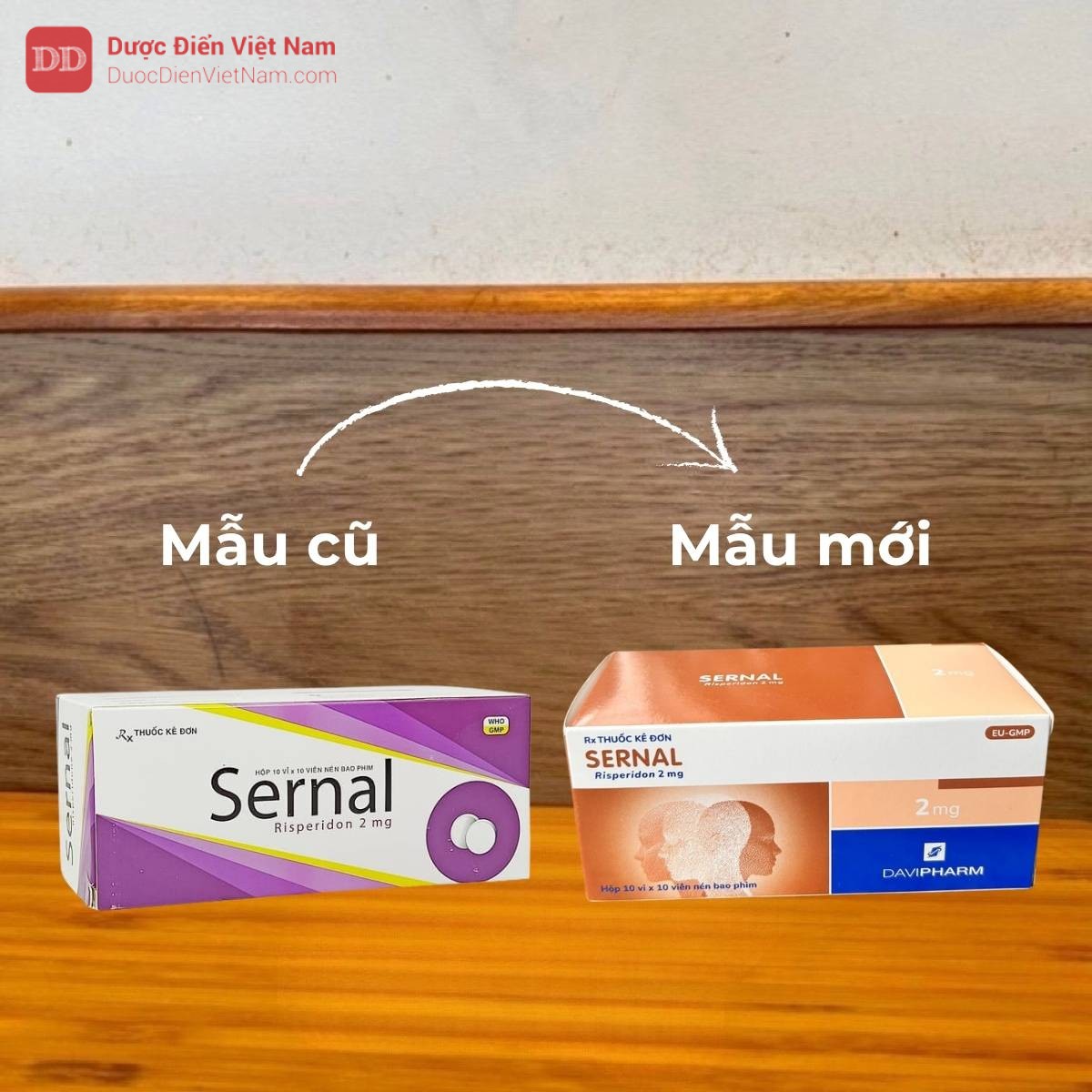 Thông báo đổi mẫu Sernal 2mg