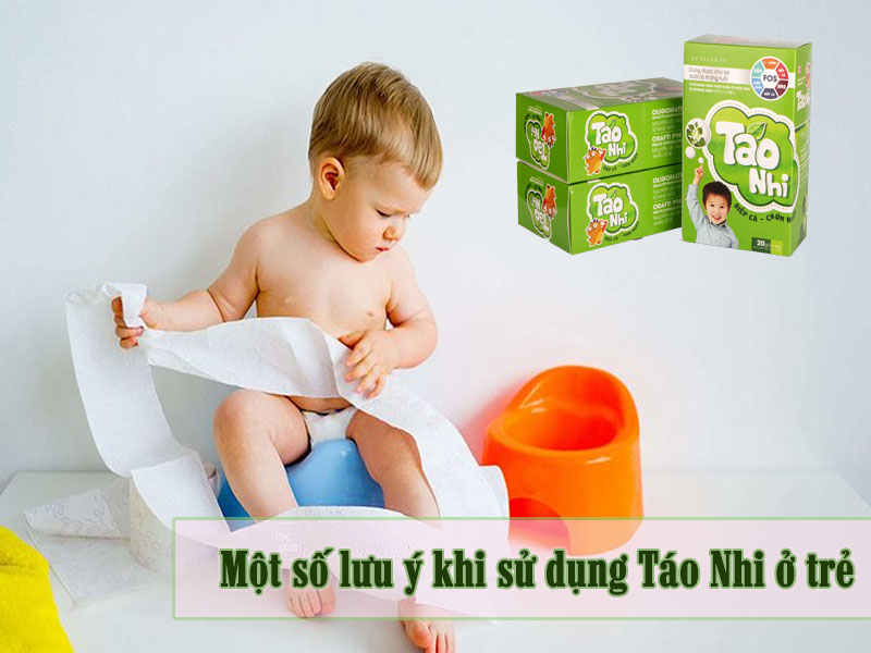Lưu ý khi sử dụng Táo Nhi hỗ trợ giảm táo bón cho trẻ tại nhà