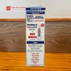 Mặt bên NeilMed NasoGel for DRY NOSES