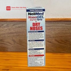 Mặt bên NeilMed NasoGel for DRY NOSES