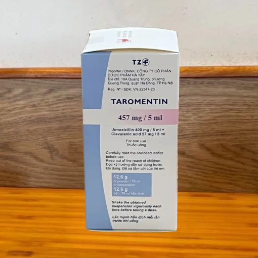 Thuốc Taromentin 457mg/5ml