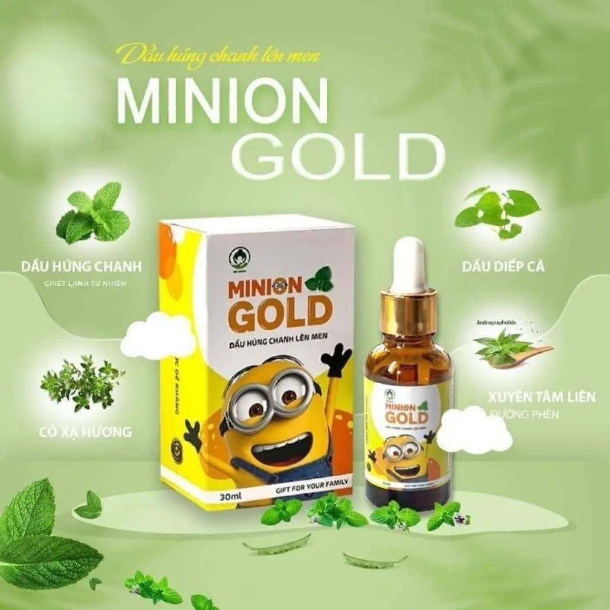 Thành phần Minion Gold 30ml