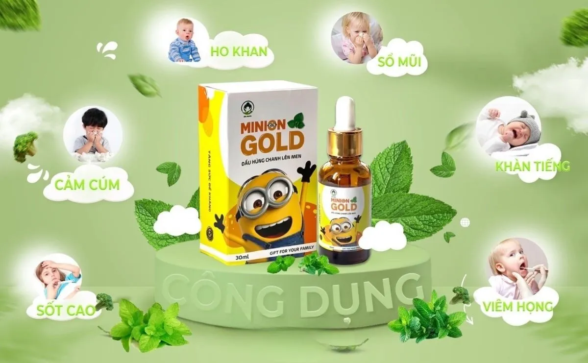 Công dụng của tinh dầu húng chanh Minion Gold