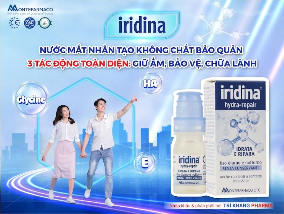 Nước mắt nhân tạo Iridina 10ml
