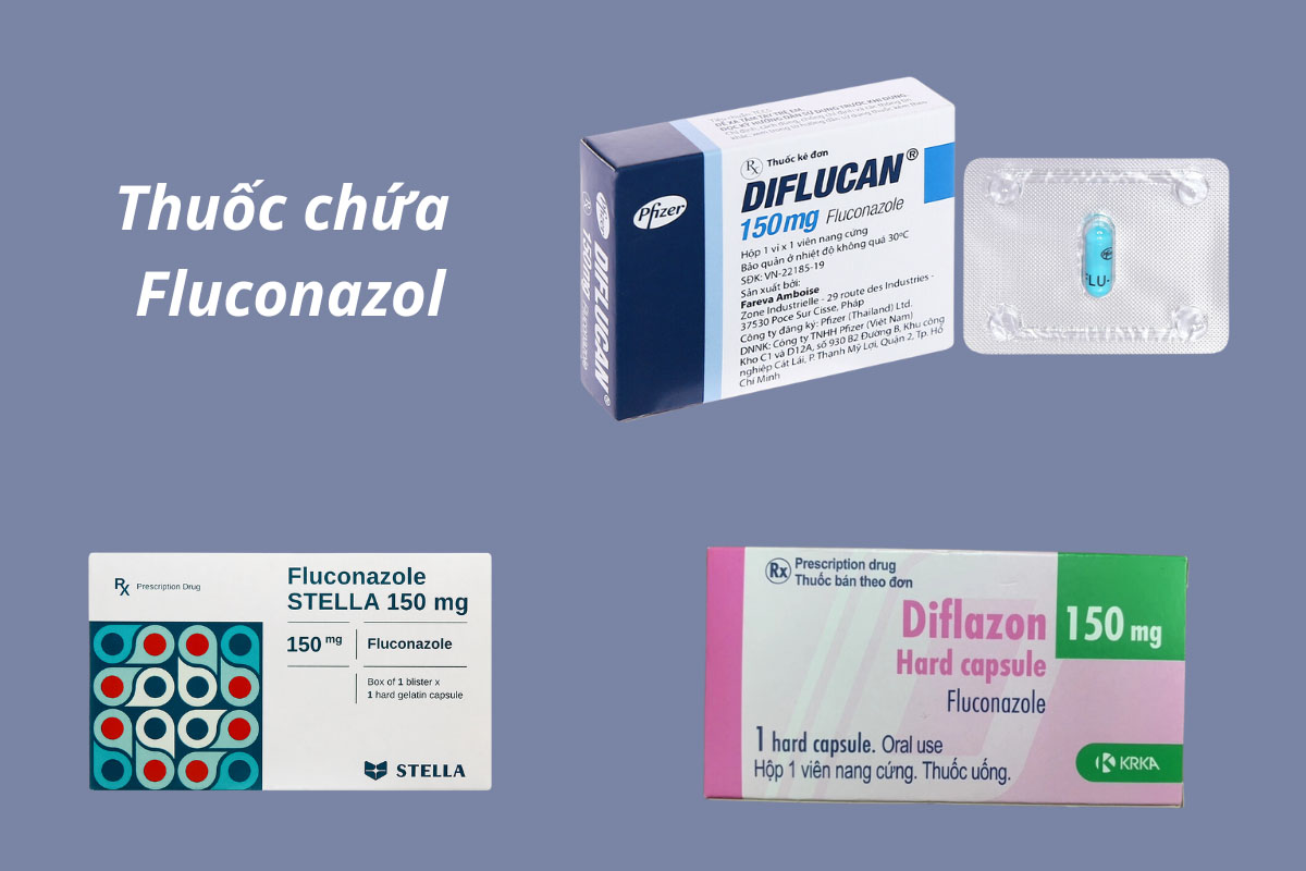 Một số sản phẩm trên thị trường hiện nay có chứa Fluconazole