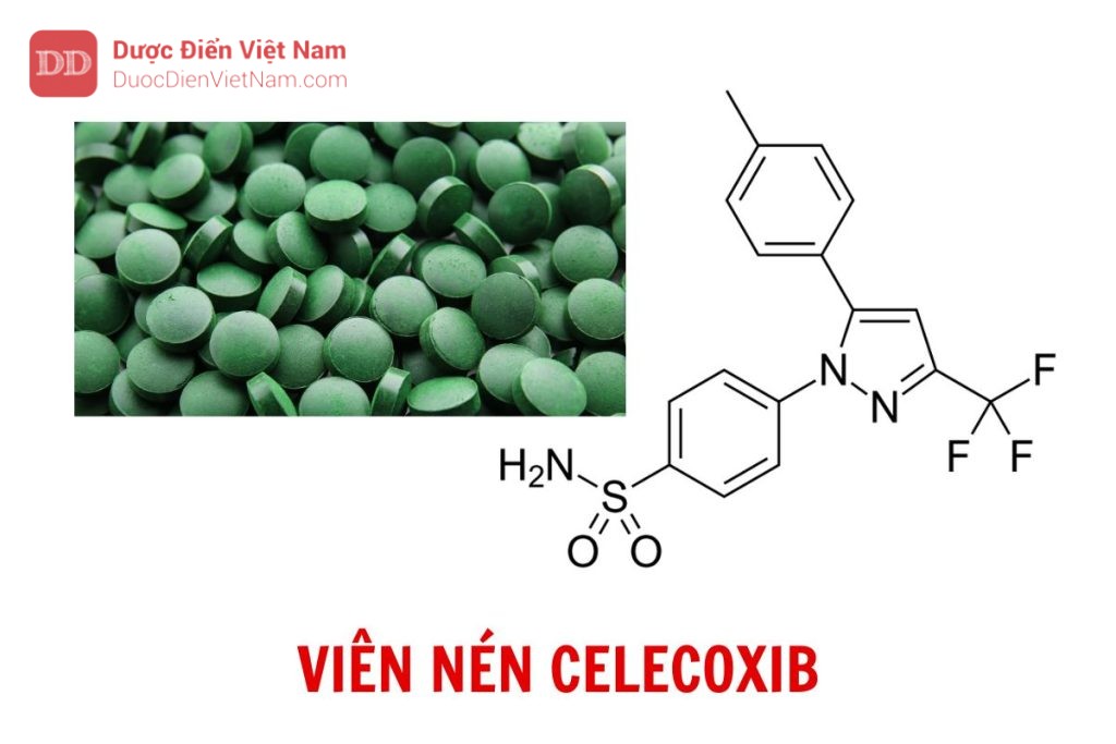 Viên nén Celecoxib - Dược điển Việt Nam 5 bản bổ sung