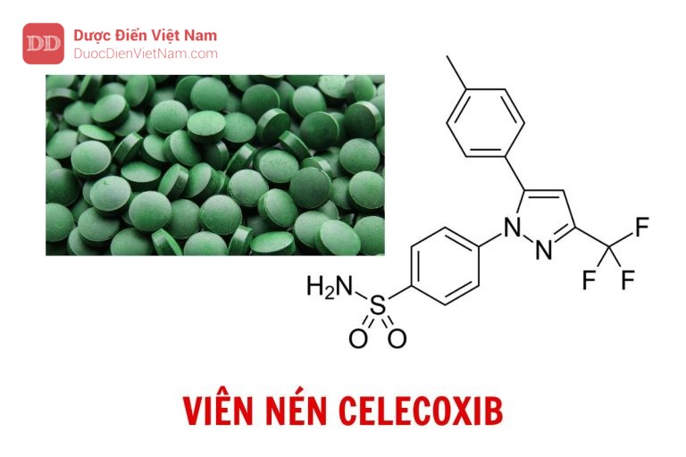 Viên nén Celecoxib - Dược điển Việt Nam 5 bản bổ sung