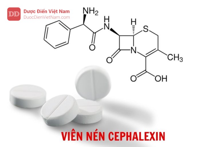 Viên nén Cephalexin - Dược điển Việt Nam 5 bản bổ sung