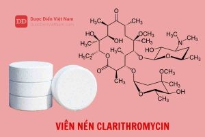 Viên nén Clarithromycin - Dược điển Việt Nam 5 bản bổ sung