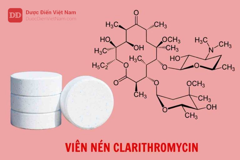 Viên nén Clarithromycin - Dược điển Việt Nam 5 bản bổ sung