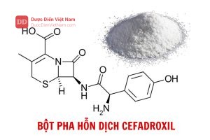 Bột pha hỗn dịch Cefadroxil - Dược điển Việt Nam 5 bản bổ sung