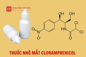 Thuốc nhỏ mắt Cloramphenicol - Dược điển Việt Nam 5 bản bổ sung