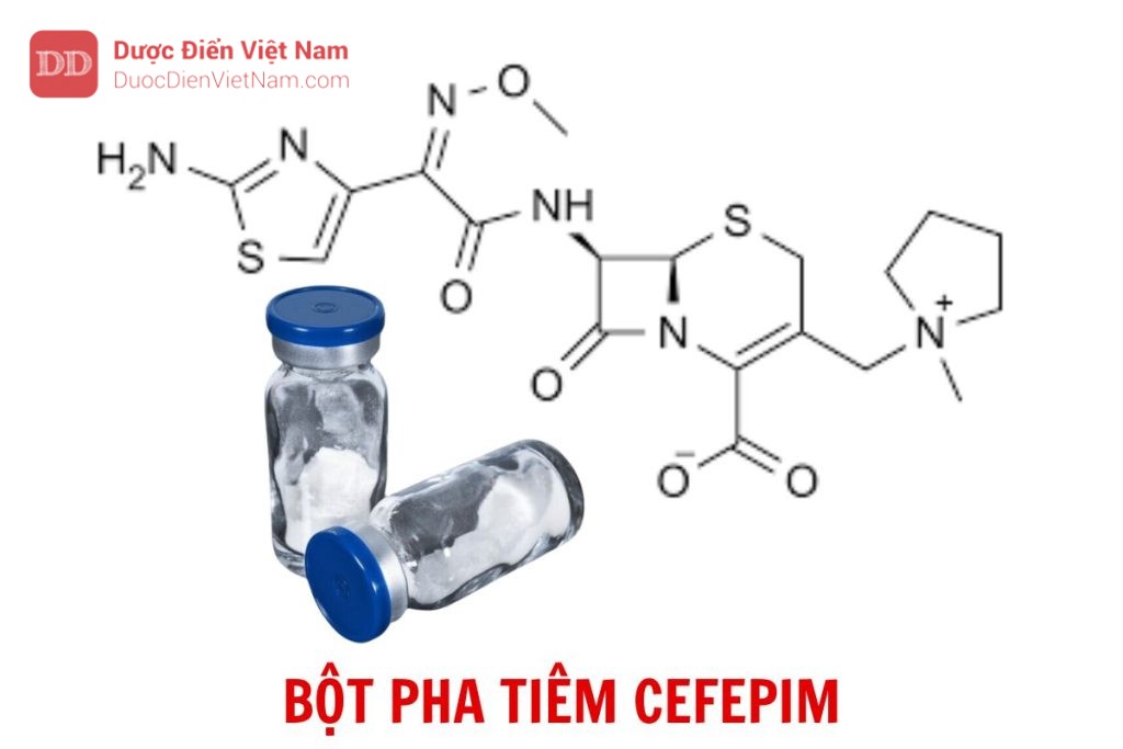 Bột pha tiêm Cefepim - Dược điển Việt Nam 5 bản bổ sung